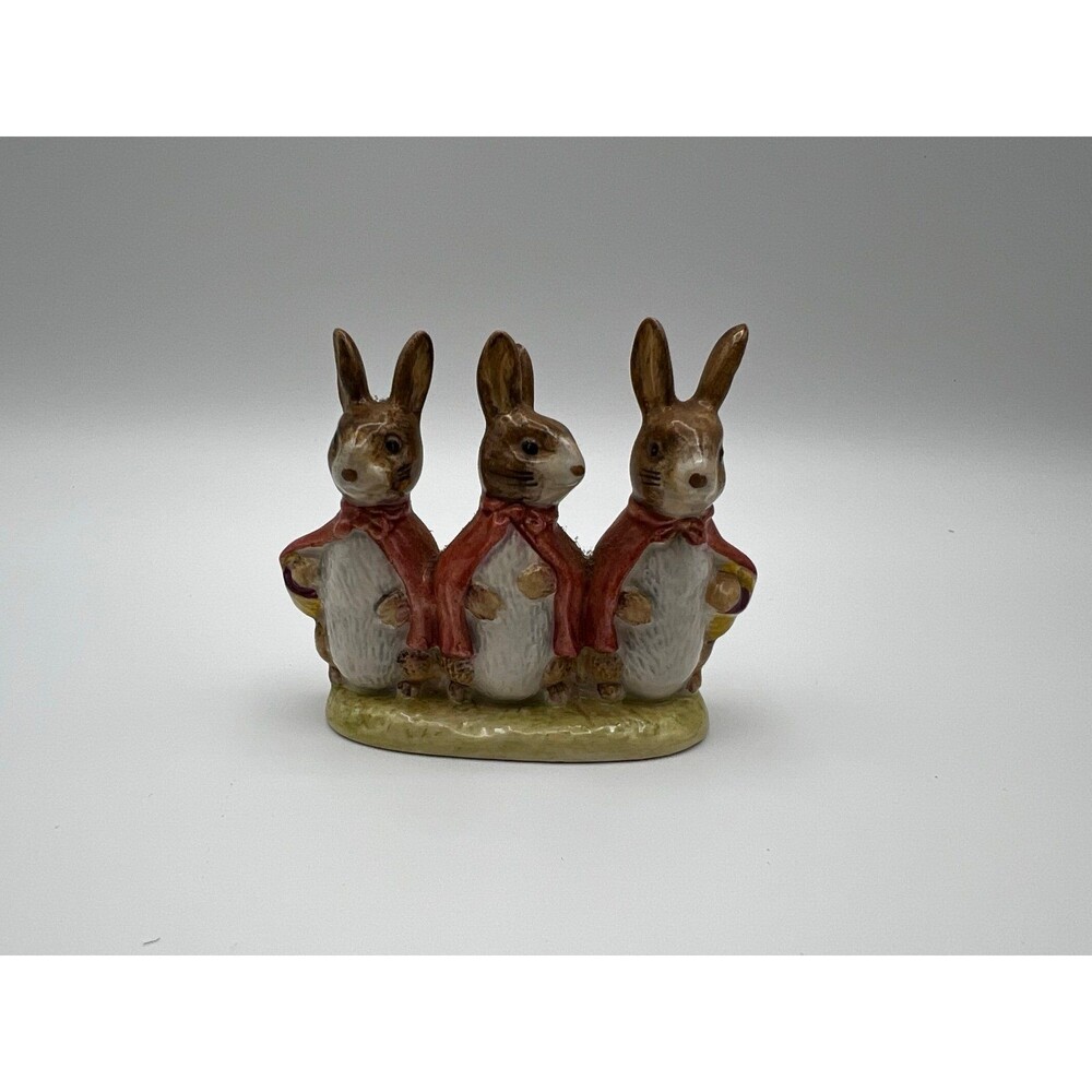 Vintage Beswick Beatrix Potter "Flopsy Mopsy and Cottontail" Figurine 1954